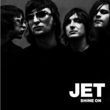 Jet performing during the era of the Shine On album