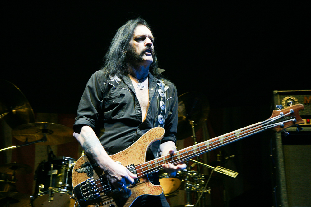 Motörhead exhibition featuring Lemmy Kilmister memorabilia at The Punk Rock Museum in Las Vegas