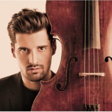 Luka Šulić performing cello on the LIFE Tour