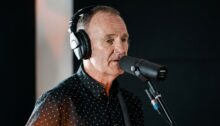 Peter de Jong, frontman of Newcastle rock band Heroes