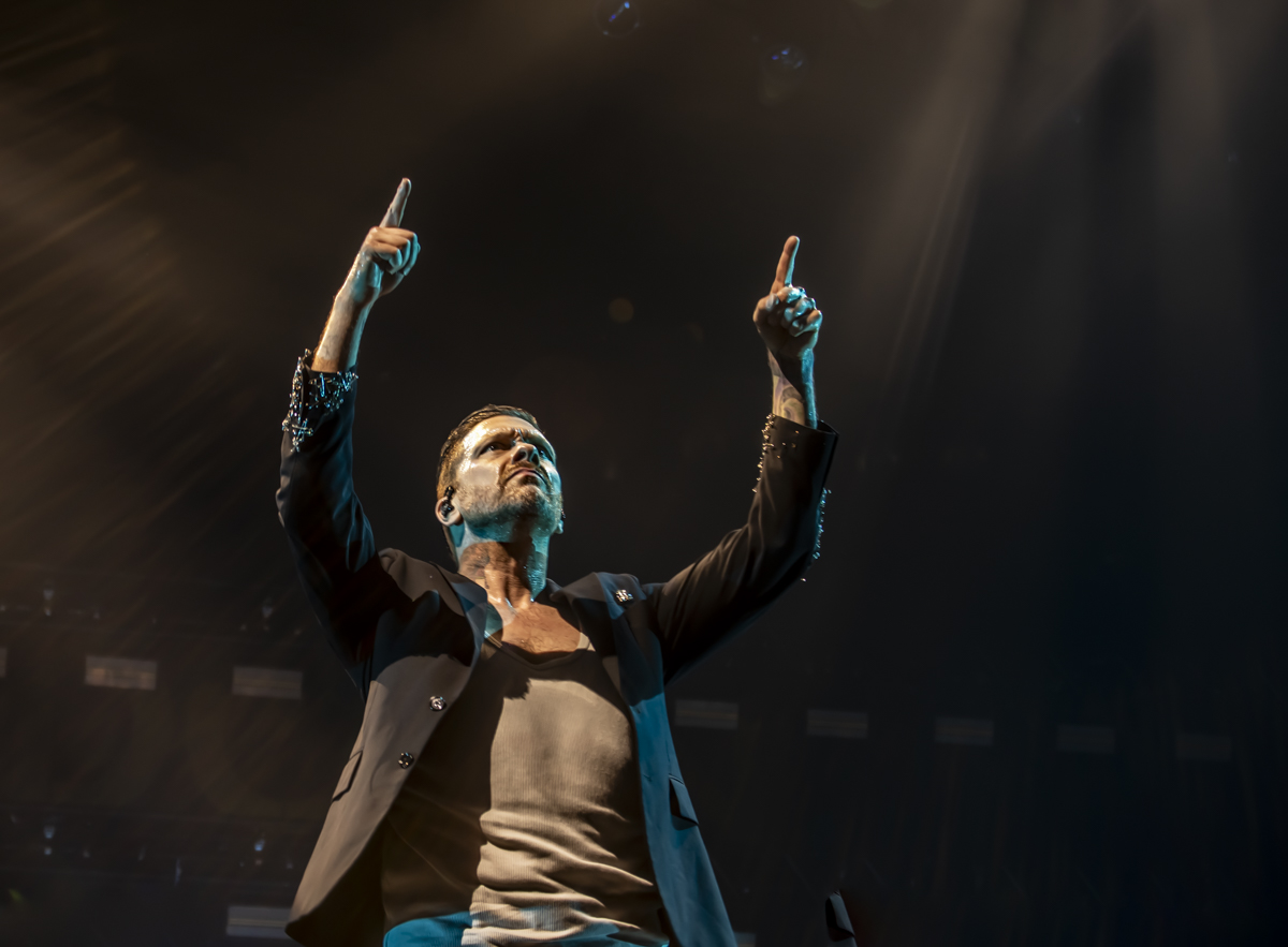 Shinedown perform at John Cain Arena Melbourne during their first Melbourne show in 16 years