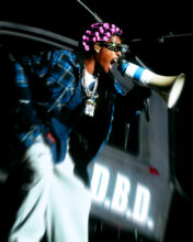 A$AP Rocky performing live on the Don’t Be Dumb World Tour