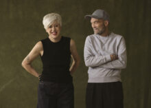 Tracey Thorn and Ben Watt of Everything But The Girl photographed by Edward Bishop for the Blue Reservoir album campaign.