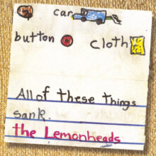 The Lemonheads Car Button Cloth 30th anniversary limited white vinyl edition Fire Records