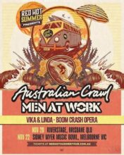 Australian Crawl and Men At Work on Red Hot Summer Tour 2026 stage