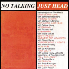 The Heads featuring Chris Frantz, Tina Weymouth and Jerry Harrison during the No Talking, Just Head era